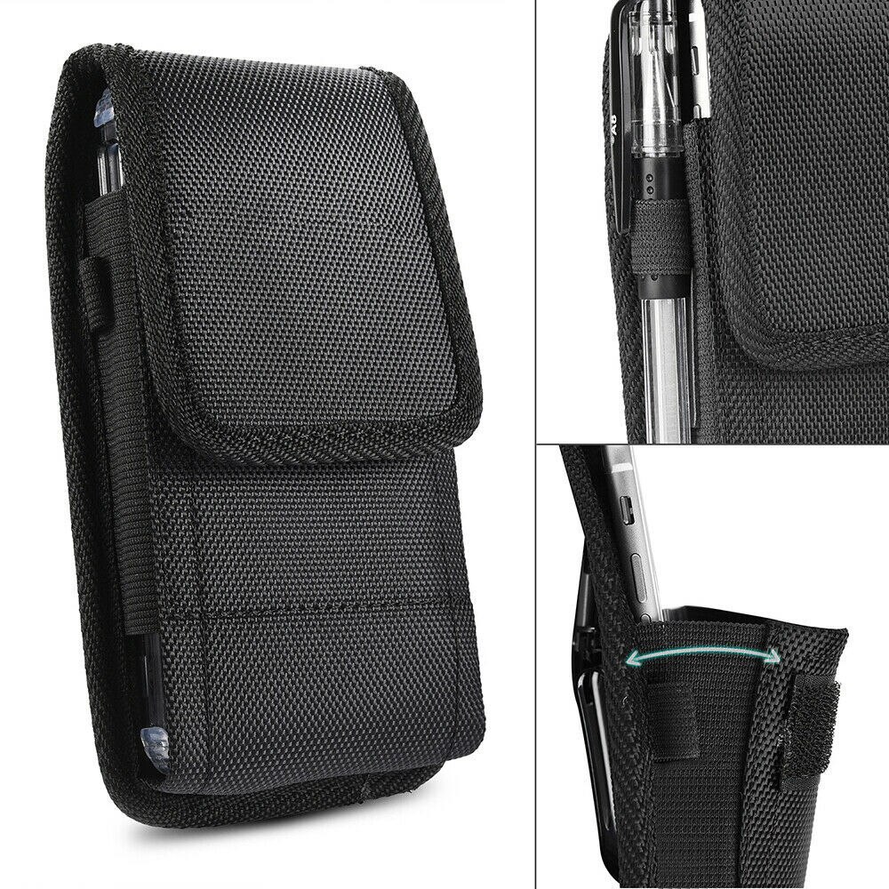 Funda del teléfono de cintura para hombre Cubot P40 Note 20 ), funda de Clip para cinturón, bolsa Horizontal Vertical, funda abatible de nailon para CAT S48C