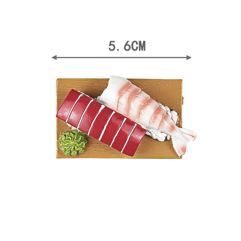 Creatie-nevera magnética para camarones, imán de simulación de comida de mar, langosta, cangrejo, imanes de nevera de poliresina, de recuerdo