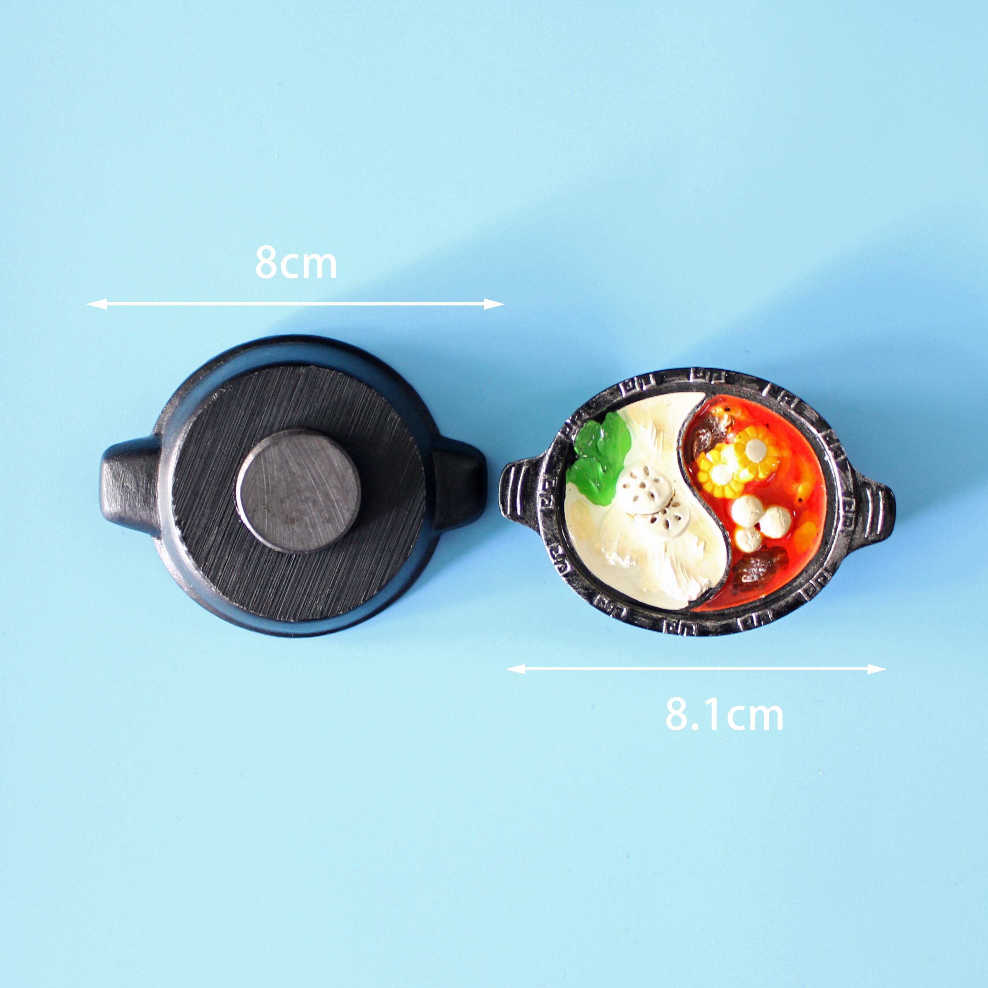 Creatie Fasion 3D Gifs Refrigerator Magnetic Sticker Simulation Chinese Food Polyresin Fridge Magnet Souvenir Message Holder