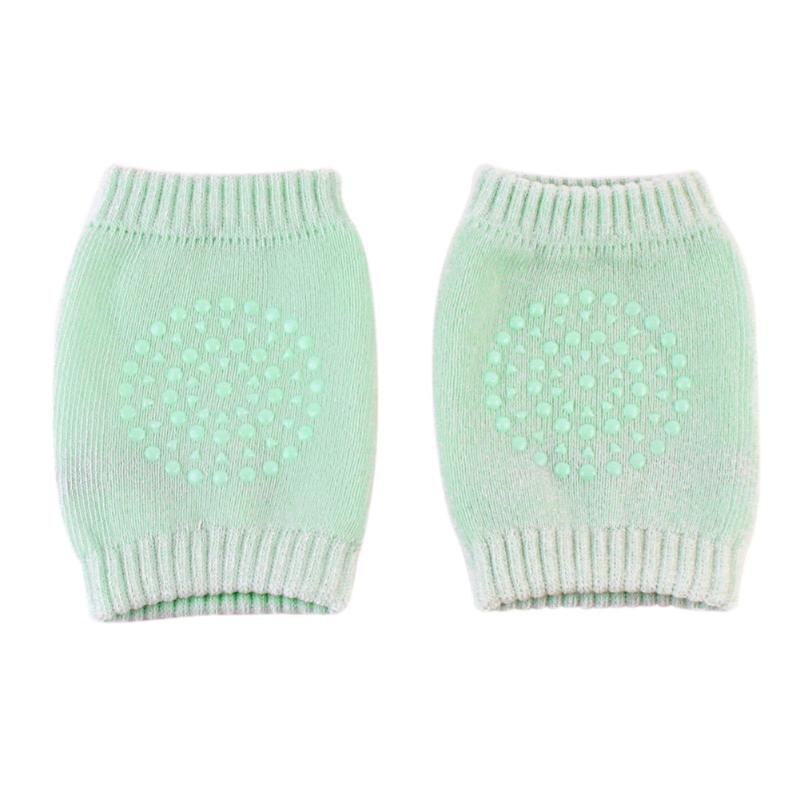 Rodilleras de dibujos animados para bebé, Protector Flexible de seguridad para gatear, rodilleras cortas, calentadores de piernas para bebé, M0011: Verde