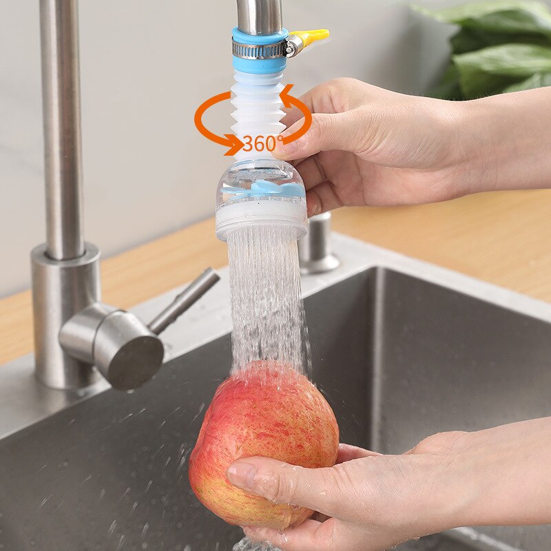 Kitchen Faucet Filter Adjustable Retractable Spout Tap Water Filter Swivel Splash Proof Shower Home Water Saver Bathroom Product