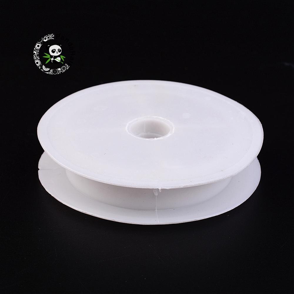 Bluemoona 10 stuks - LEGE spoel ronde harde plastic draad spoelen einde duidelijk 4 lint kant lijn 78mm (3) x47mm (1.85