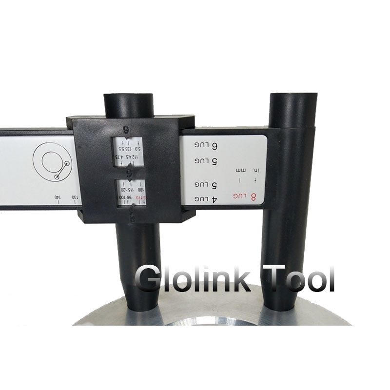 WHEEL PCD GAUGE PCD caliper ruler RIM WHEEL 4,5,6,8 BOLT CIRCLE GAUGE WHEEL BOLT PATTERN TOOL Measure Tool