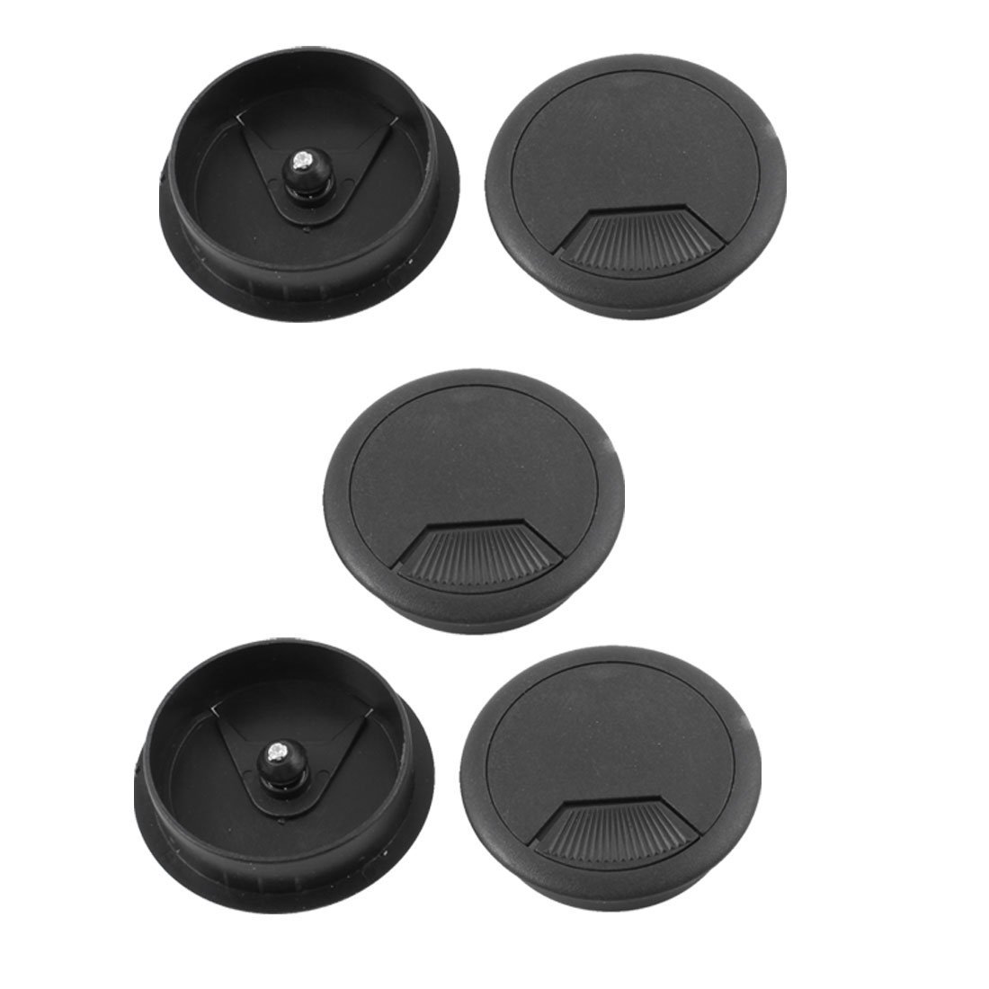 Mylb-kontor pc skrivebord kabel ledning organiserer gjennomføringe skrog plastdeksel 5 stk