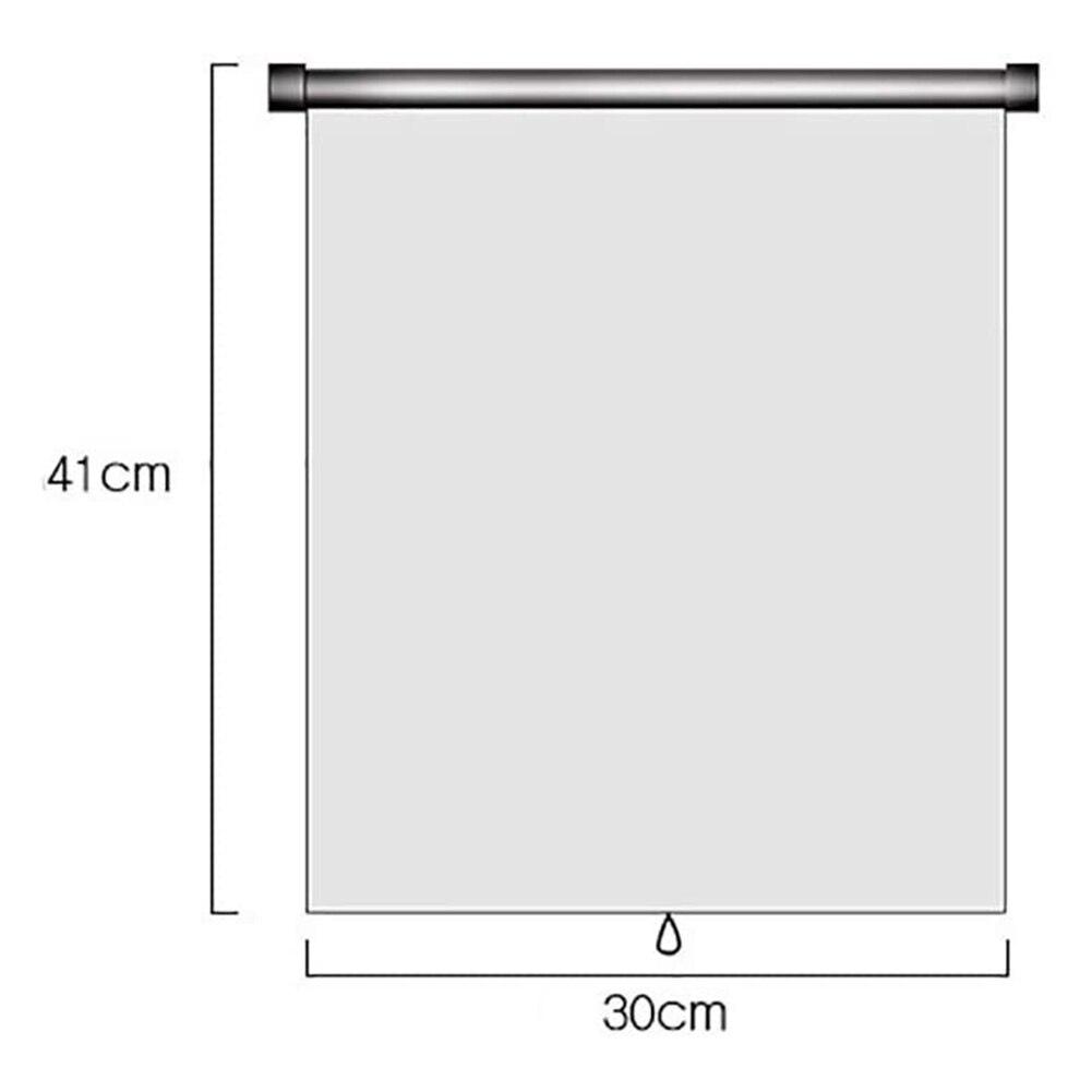 Kitchen Face Protect Female Cooking Oil Splash Protection Soot Resistance Clear Curtain Home Tool Kit 30*41cm