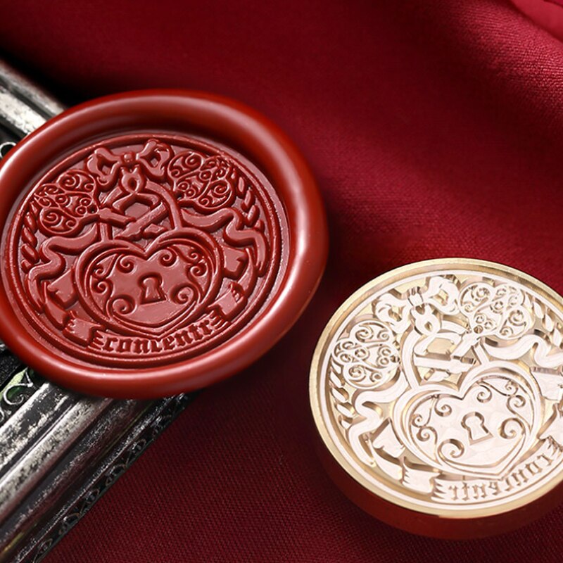 Wax Seal Stamp Retro Antique Sealing Wax Scrapbooking Stamp Head Metal Plant Seal Flower Craft Diy Wedding Decorative Invitation: 2