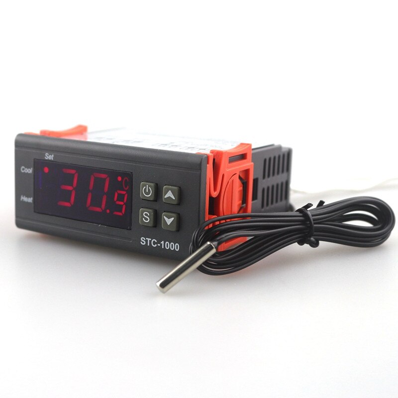 STC-1000 Led Digitaltemperature Controller Thermostaat Incubator Twee Relais Sensor Aquarium Fish Tank Heater En Koeler