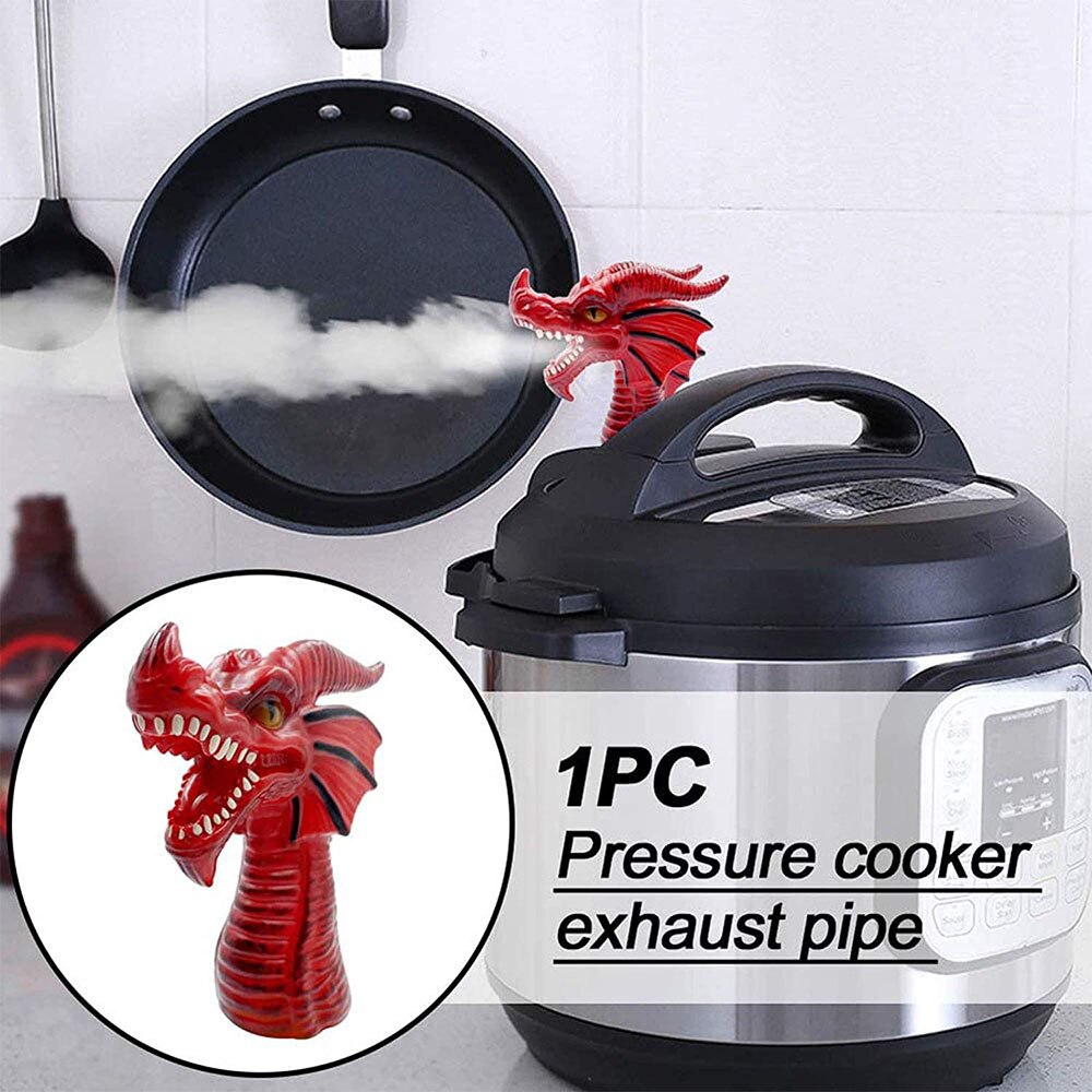 Pressure Cooker Steam Diverter Jet Dragon Steam Shape Steam Release Accessory Kitchen Gadget Kitchen Steam Diverter