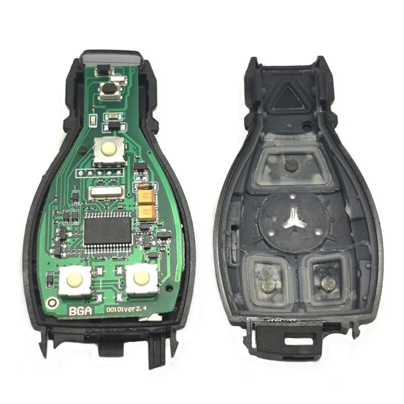 3 botão inteligente chave remota 315mhz 433mhz bga nec para mercedes benz a b c e s classe w203 w204 w205 w210 w211 w212 w221 w222 w639