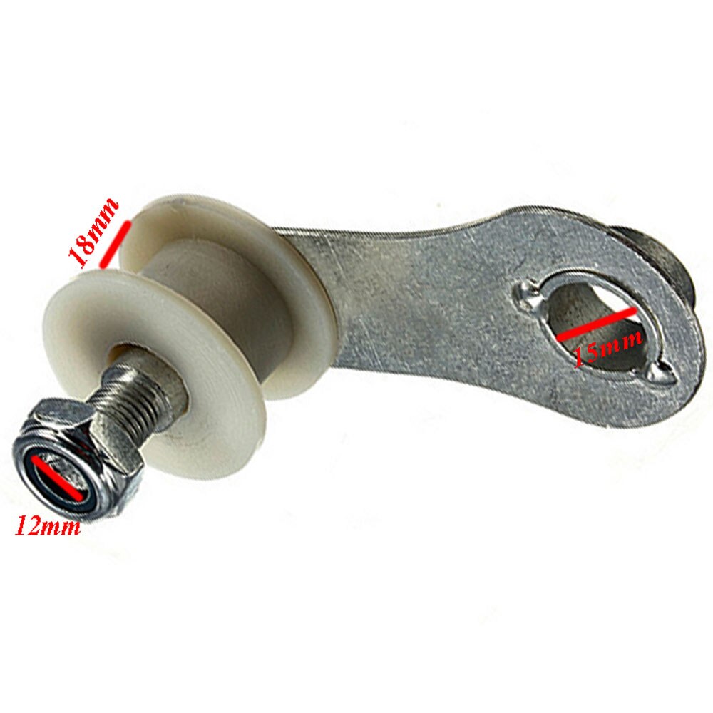 JEAZEA Pulley Chain Tensioner Tension Adjuster Roller Slider Guide Clip Spring Bracket Kit For Scooter Dirt Pit Mini Bike Moto
