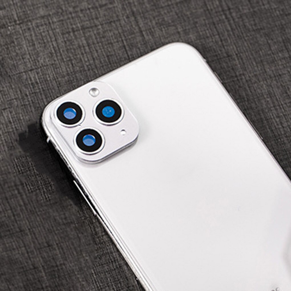 Geändert Metall Aufkleber Kamera Objektiv Sekunden Ändern Abdeckung Ersatz für iPhone X/XS/XSMAX Glas Protector 11Pro Max objektiv Aufkleber