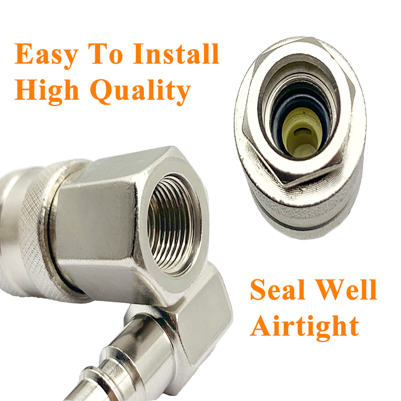 EU Air Hose Fittings Coupling Compressor Accessories Quick Release Fitting European standard Pneumatic Connector Rapidities