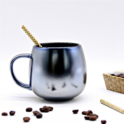 Koffiemokken, reisbeker, ontbijtmelkbeker, koffiekopje, schattige mok, theemok, schattige mokken, kopjes en mokken, milieuvriendelijke glazen mok
