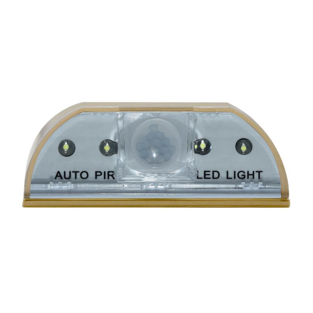Lámpara led inteligente de noche para cerradura de puerta, llave de armario, Sensor de luz nocturna pequeño de inducción, lámpara de luna L * 5