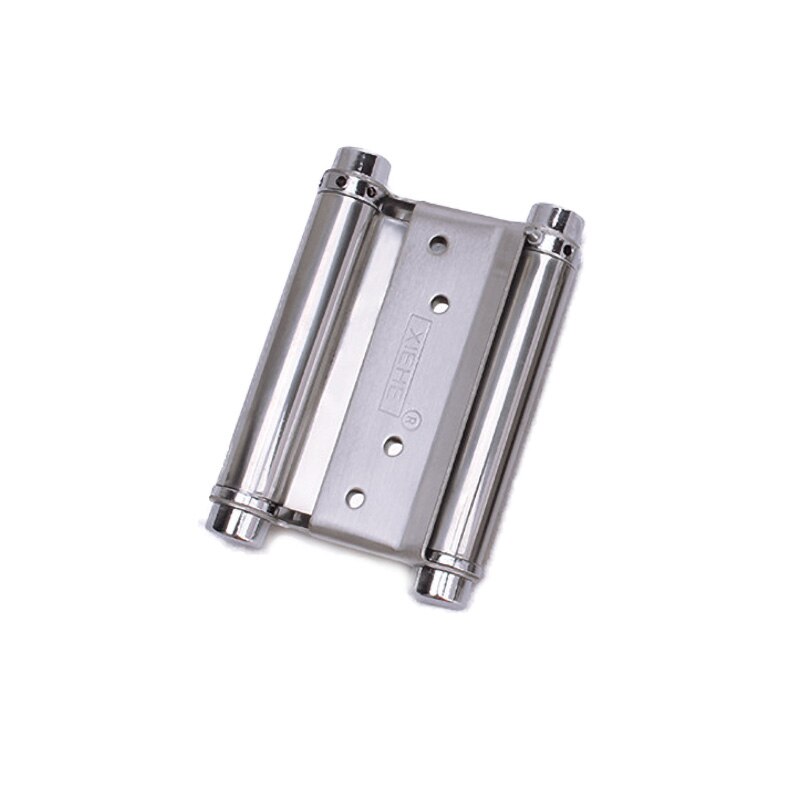 4/3&quot; Stainless Steel Double Action Spring Hinge Adjustable Tension Saloon Cafe Door Swing Hings Door Tool