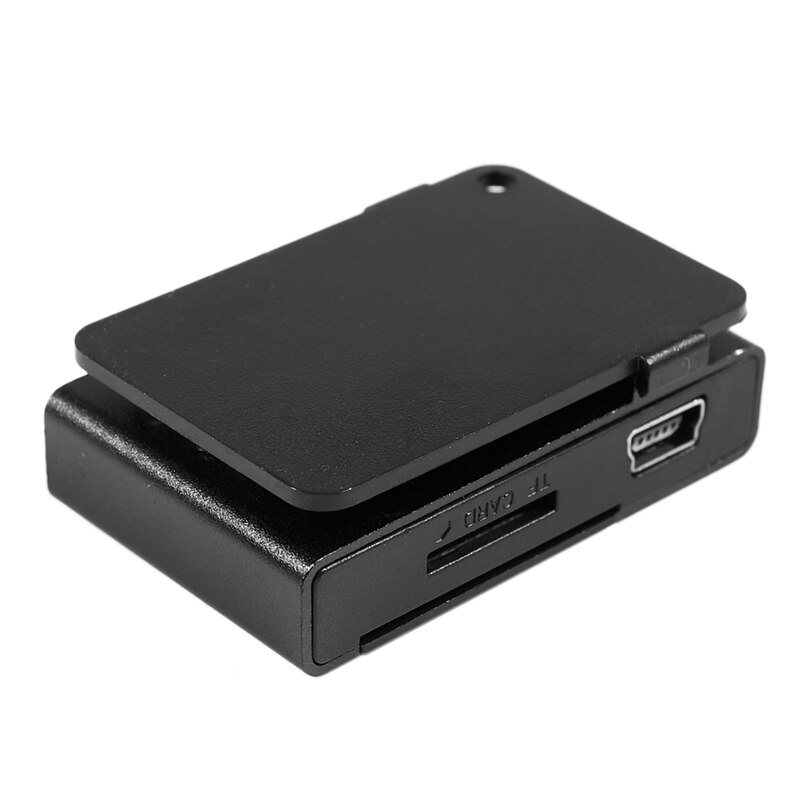 Najlepsze oferty mini odtwarzacz MP3 sportowy odtwarzacz muzyczny 16GB SD TF obsługiwany z klipsem słuchawkowym kabel USB czarny