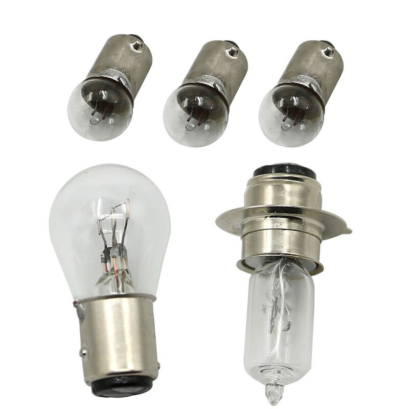 5 stk forlygte baglygte baglygte 6v 25w/25w til honda  c50 c65 c100 c102 c105 ca105t c110 c111 ca200 cl70 cl90 ct70 ct90 ct200