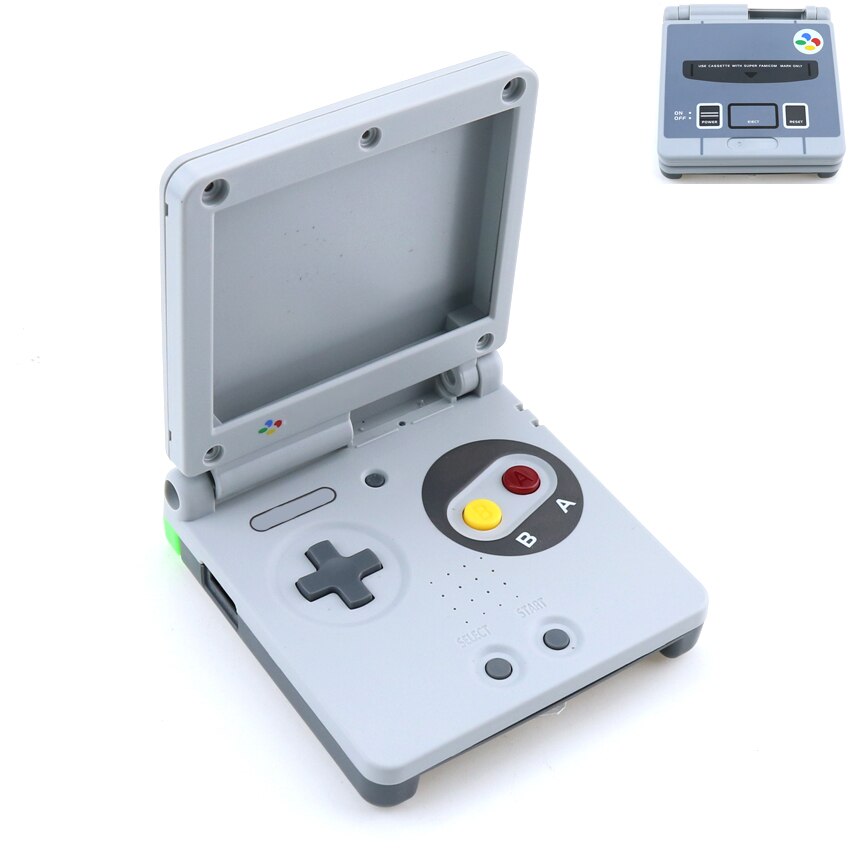 YuXi For GameBoy Advance SP Classic NES Limited Edition Housing Shell For GBA SP Full Housing Case Replacement Parts: Z