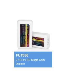 MiLight FUT035 FUT036 FUT037 FUT038 FUT039 2.4G RF Draadloze enkele kleur dimmer CCT RGB RGBW RGB + CCT led strip controller: FUT036 Single Color