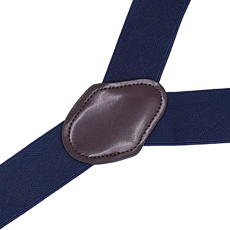 Homme fronde cuir alliage pince homme rétro pantalon décontracté sangle père/mari