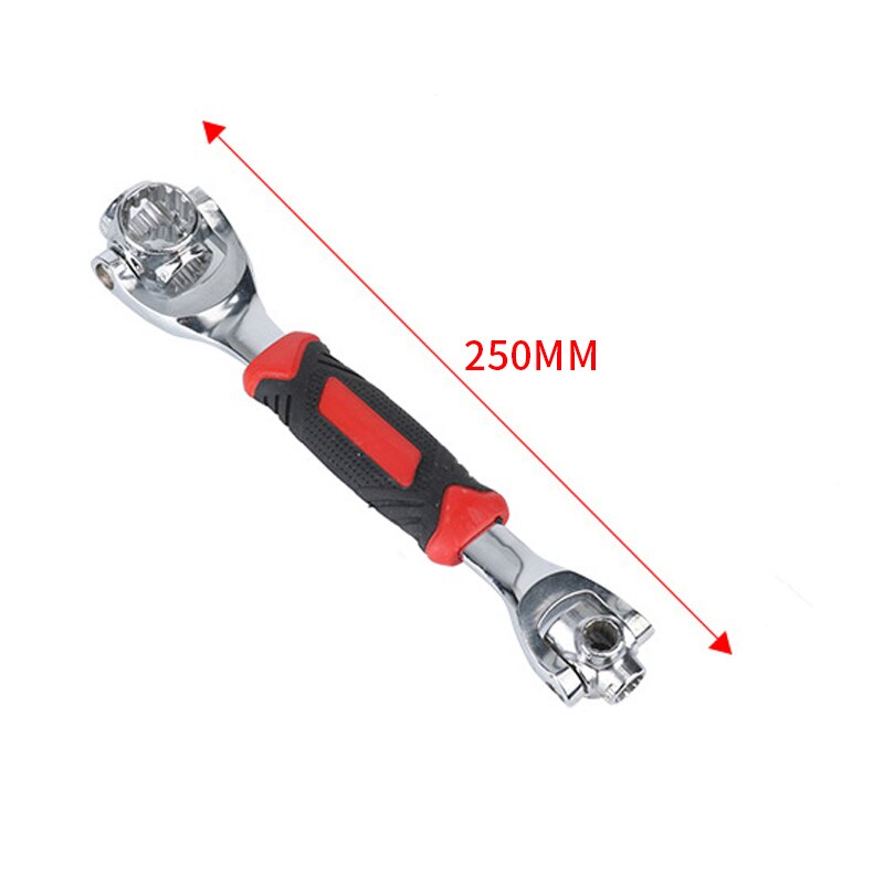 48 in 1 topnøgle roterende skruenøgle arbejder med splinebolte 360 graders skruenøgle universal møbler bilreparation håndværktøj