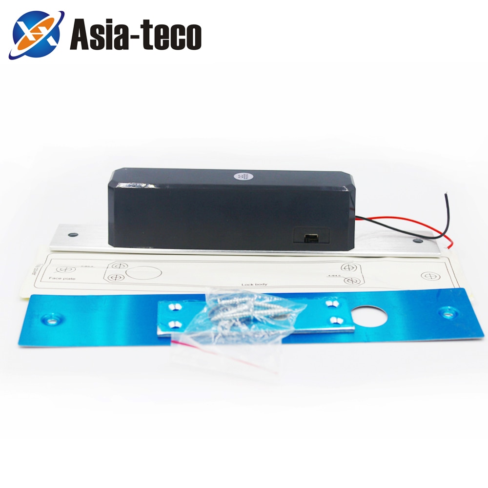 Electric Bolt Door Lock DC 12V Magnetic Induction Auto Deadbolt for Security Access Control System