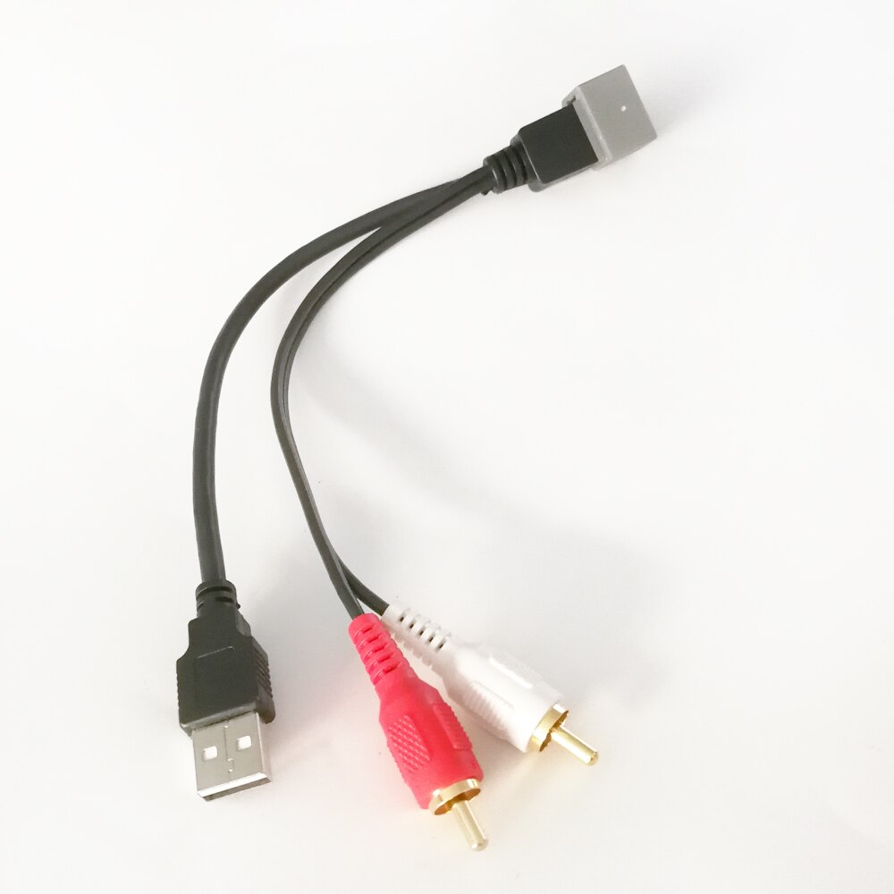 Biurlink – câble adaptateur USB RCA pour Nissan Cube Juke Versa