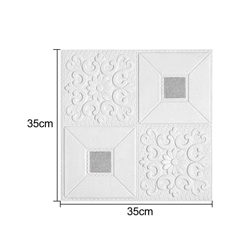 3D Wall Sticker Imitation Brick Bedroom Decoration Waterproof Self Adhesive Wallpaper For Living Room Kitchen TV Backdrop Panels: N