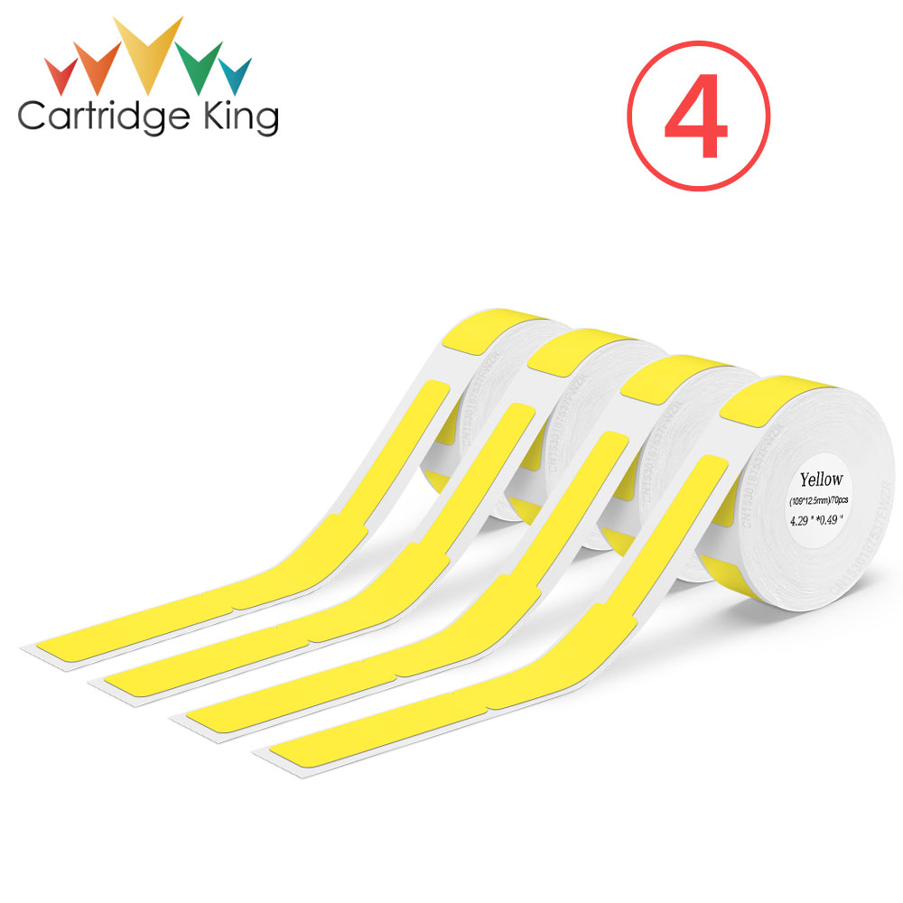 3~6PK White Label Tape for P15 Label Maker Thermal Printer Paper 12mmx40mm 160PCS/Roll Waterprood Adhesive DIY Printing Sticker: Lavender