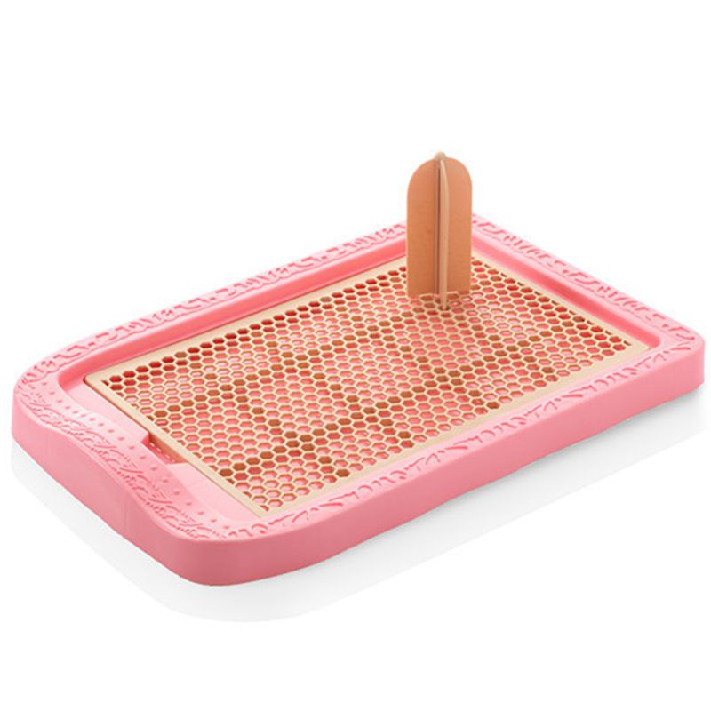 Hunde Toilette Große Fach Kätzchen Sandkasten Wurf Geschlossen Füllstoff Katze Budi Sand Für Selbst-Reinigung Sandboxes Kunststoff Tiere liefert: Rosa