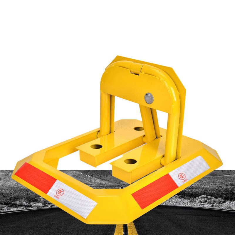 Octagon Yellow Heavy Resistance Strong Manual Car Parking Barrier Lock Garage no parking lock Private Dedicated parking space