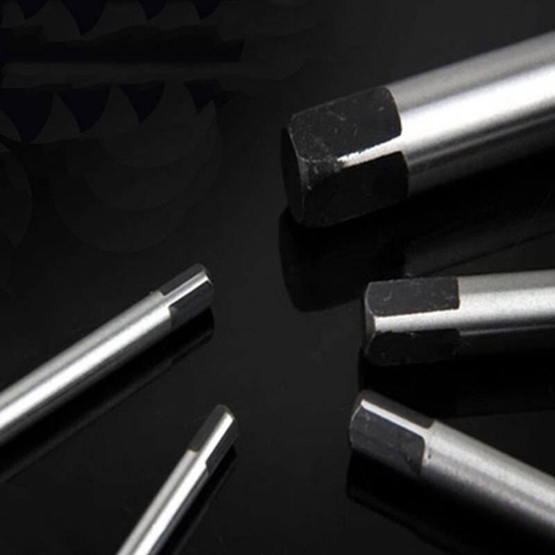 Damaged Screw Extractor Center Drill Bits Guide Set Broken Damaged Bolt Remover Removal Speed Easy Out Tools Set 5/6Pcs