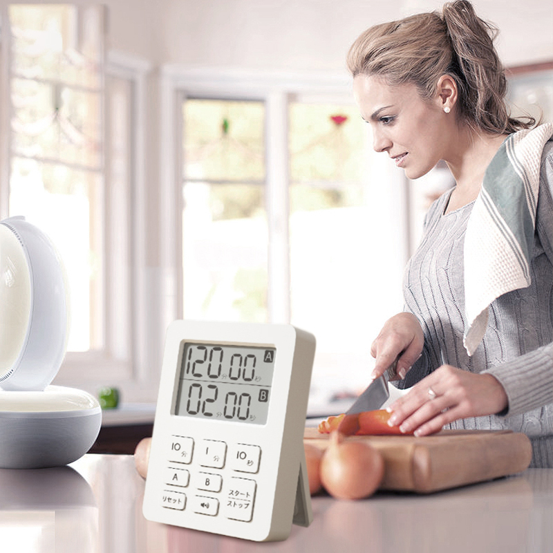 Kitchen Magnetic Dual-screen Timer Digital Timer Timer For Kids Classroom Timer Kitchen Timers For Cooking Kitchen Timers