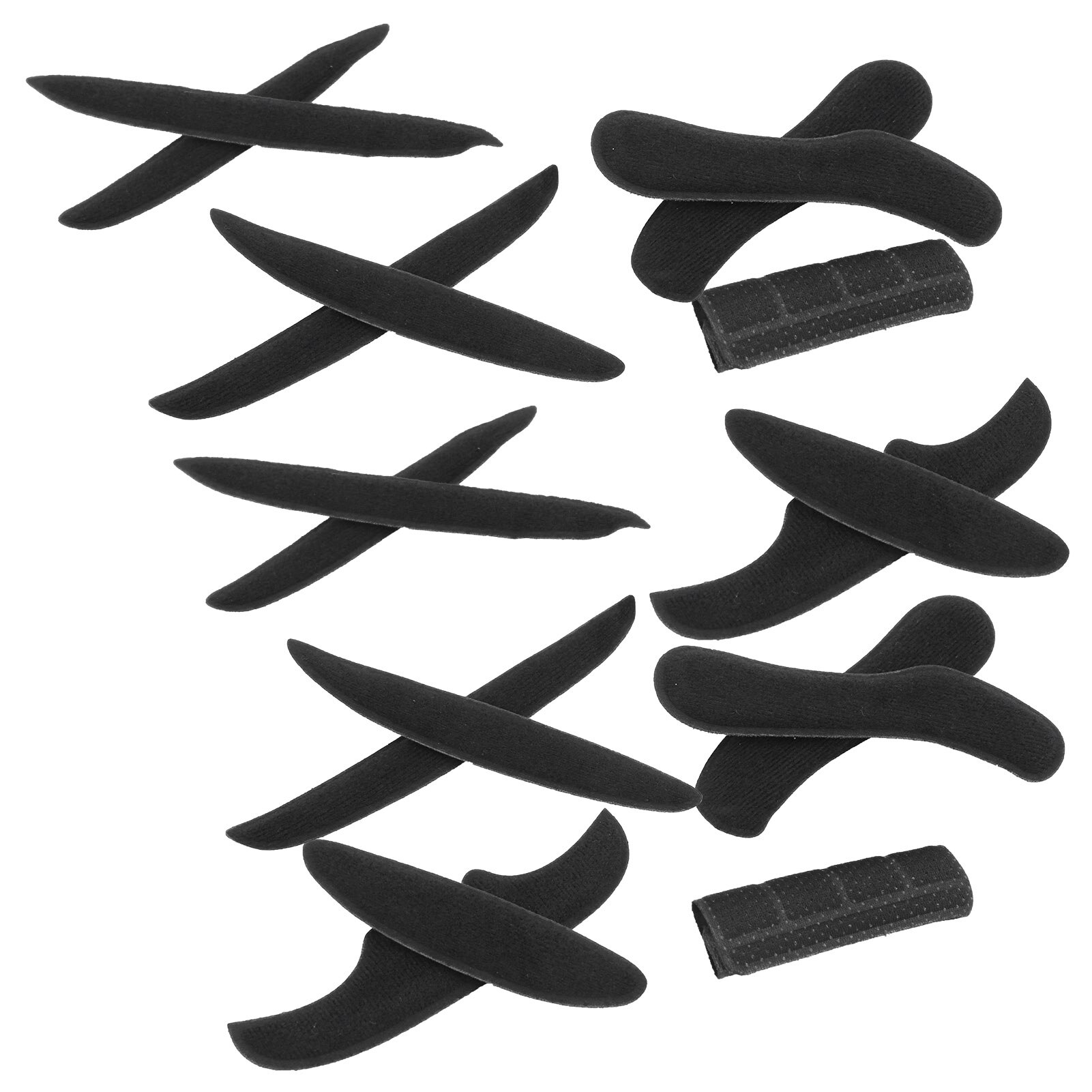 2 Set Sports Helmet Liner Kit 18 Helmet Liner Lining Pads Hook&loop Sponge Combination Set Helmet Accessory