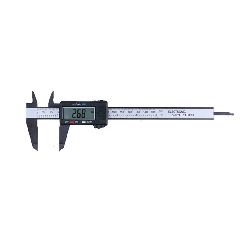 Digital Vernier 0-150mm Numerical Large Screen Plastic Carbon Fiber Precision Scale