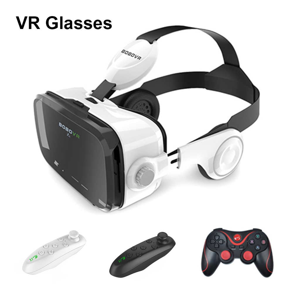 Vr Park 3D Vr Bril Groothoek Full Screen Virtual Reality Voor Smartphone Android Ios Bril Len Met Bluetooth controle