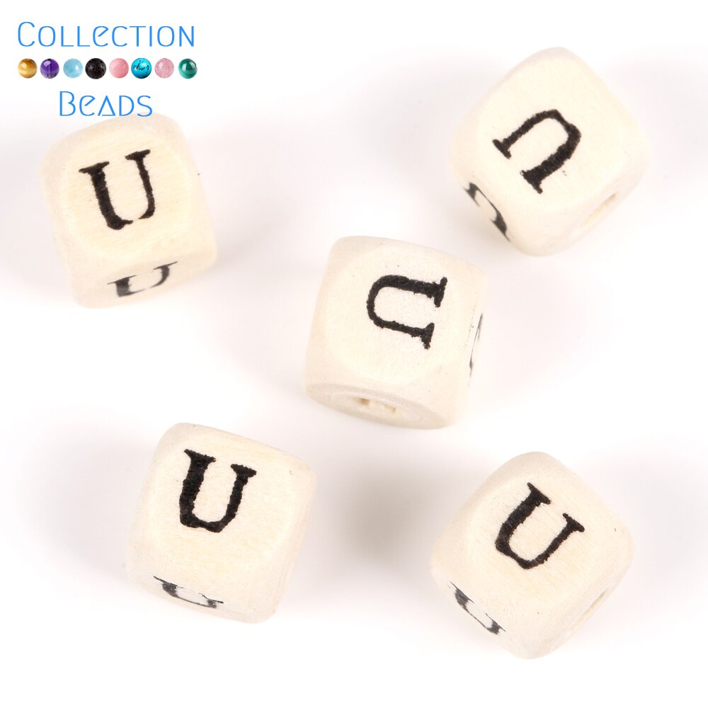 50-200 Uds. Cuentas de alfabeto con letras de madera mezcladas naturales, cuentas espaciadoras sueltas para pulsera DIY, fabricación de joyas, accesorios hechos a mano