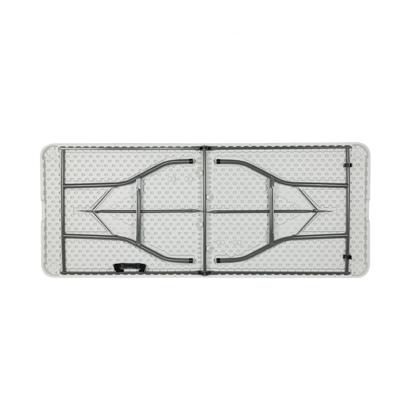 Folding Table 180cm Rectangular white Catering GH91