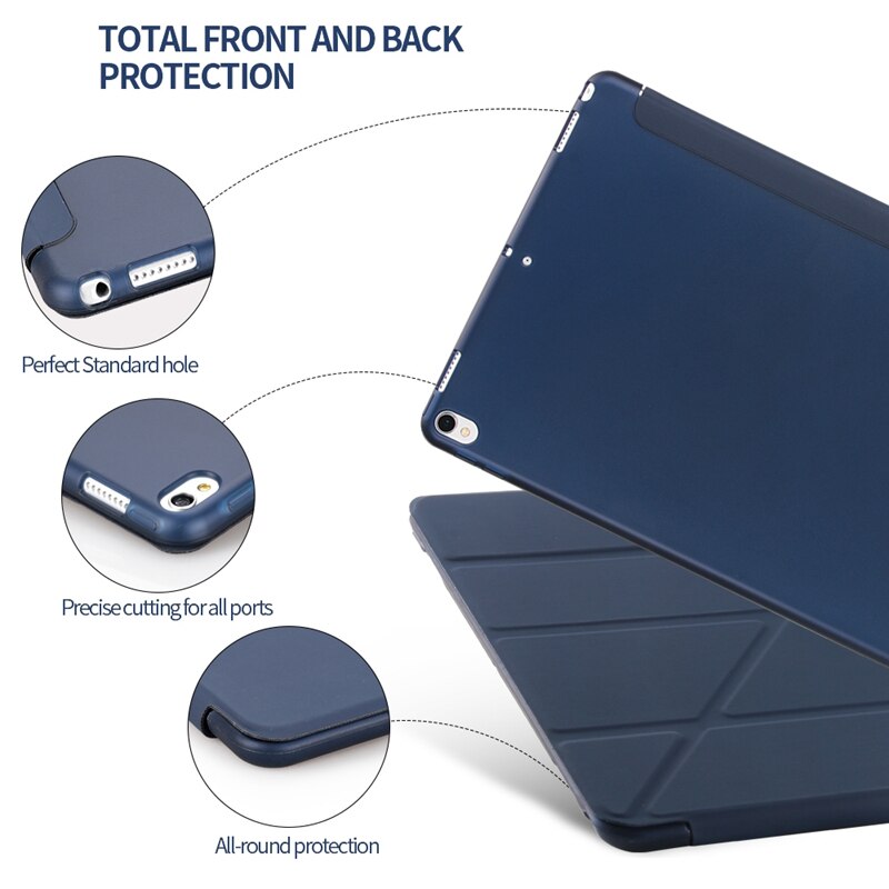 Voor ipad 10.2 hoesje anti-stof, schokbestendig, antislip siliconen hoesje voor apple ipad 10.2