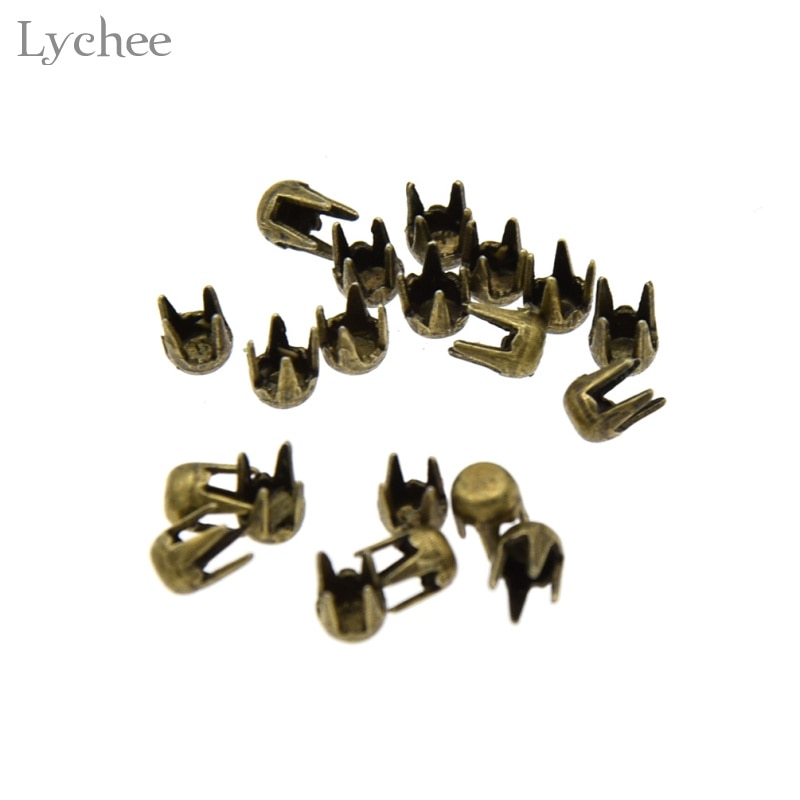 Mini remaches redondos de Lychee, accesorios para coser álbumes de recortes, DIY, 20 Uds.