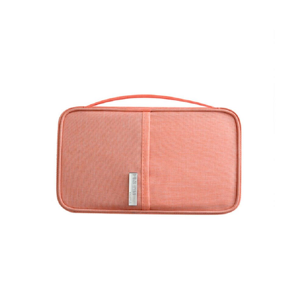 Reise Brieftasche Familie Passport Halter Kreative Wasserdichte Dokument Fall Veranstalter: Orange Small