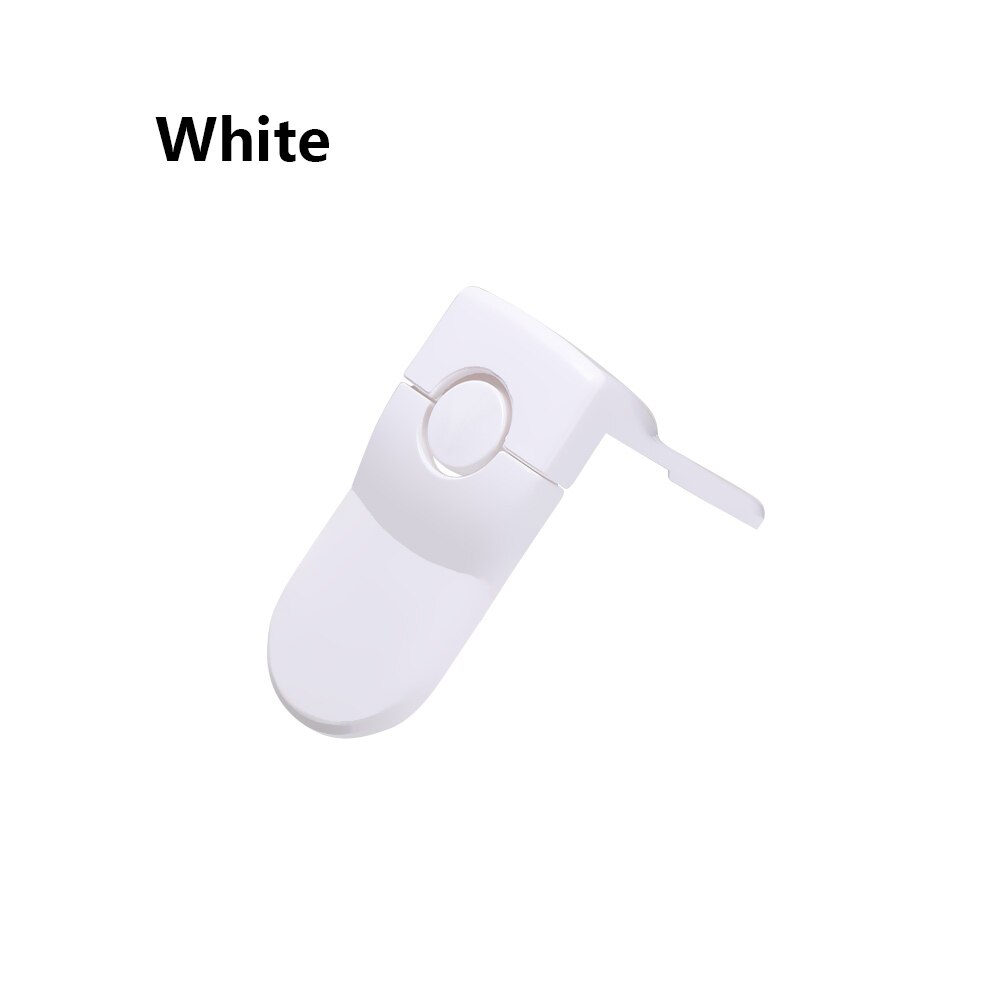 1PC Plastic Baby Safety Protection From Children In Cabinets Boxes Lock Drawer Door Security Product Kids Baby Proof Locks: White