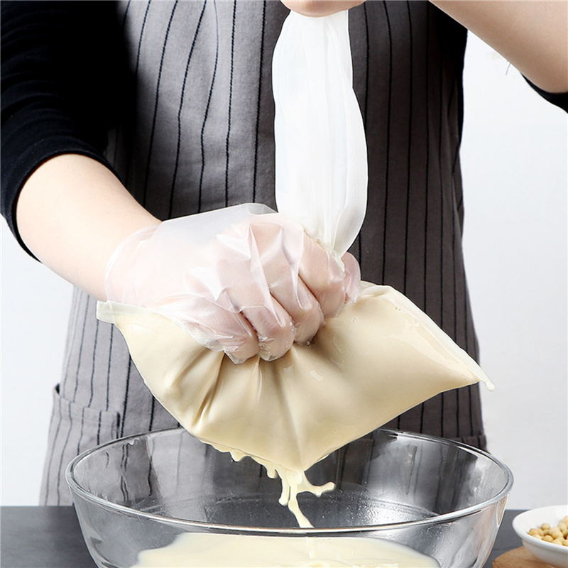 Bolsas de filtro de nailon, colador de leche vegetal, colador de drenaje, filtro de té, bolsa de red, utensilios de cocina para el hogar, comida, queso, tela, tamiz de miel