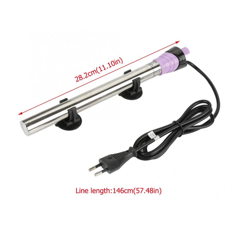 Rvs Fish Tank Verwarmingselement Aquarium Automatische Thermostatische Boiler Isolatie 50-500W Us Eu Plug Power Saving: EU Plug 200w