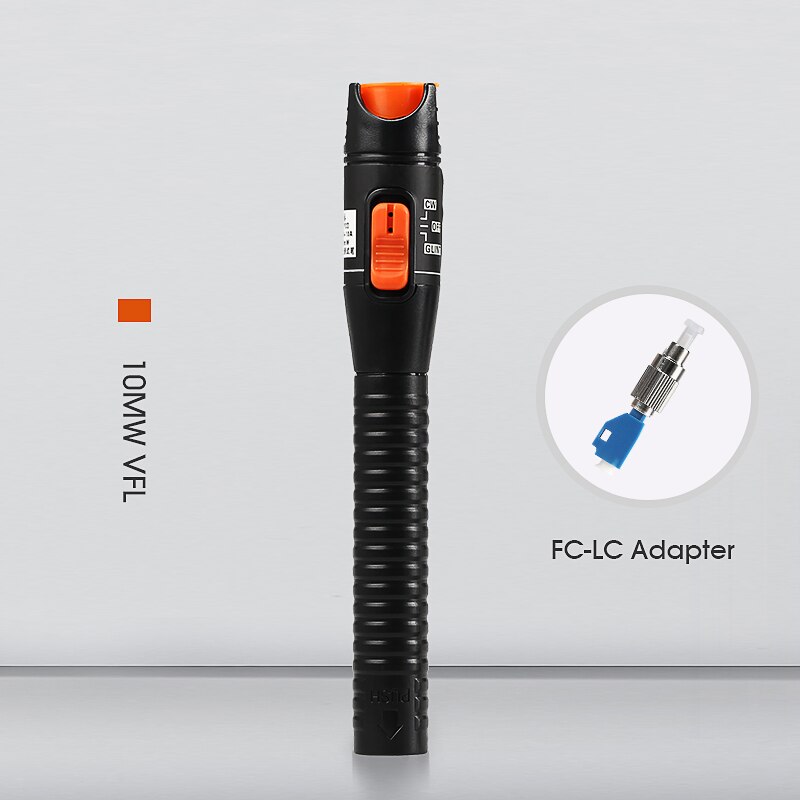 10mW Pen Type Plastics Visual Fault Locator Fiber Optic Cable Tester Meter For CATV 10km AUA-10A: 10MW with FC-LC