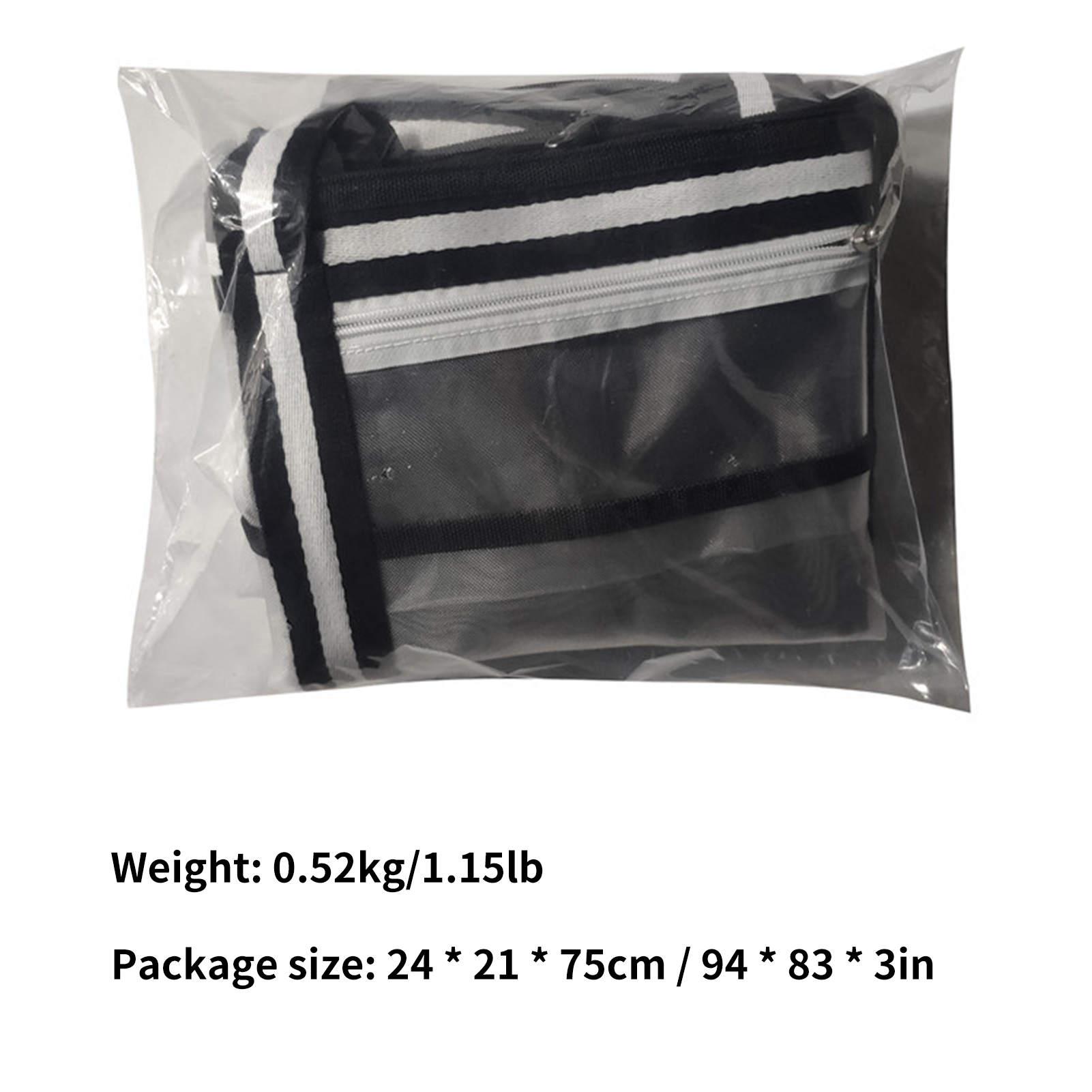 Nylon Mesh Beach Bags Multi-pocket Swimming Sport Tote Picnic Bag Outdoor Beach Foldable Seashell Bag Sundries Organizer