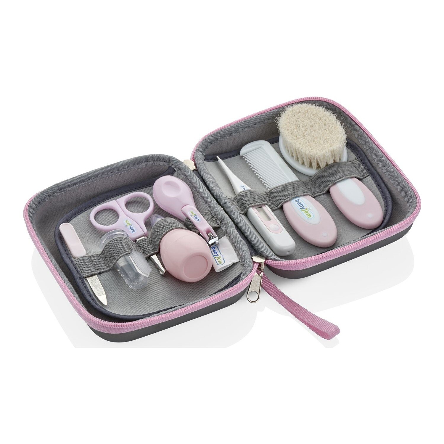 Baby Care Kit 9 Stuks Blauw En Roze Zal Onmisbaar Vanaf De Geboorte Van Uw Baby: PINK