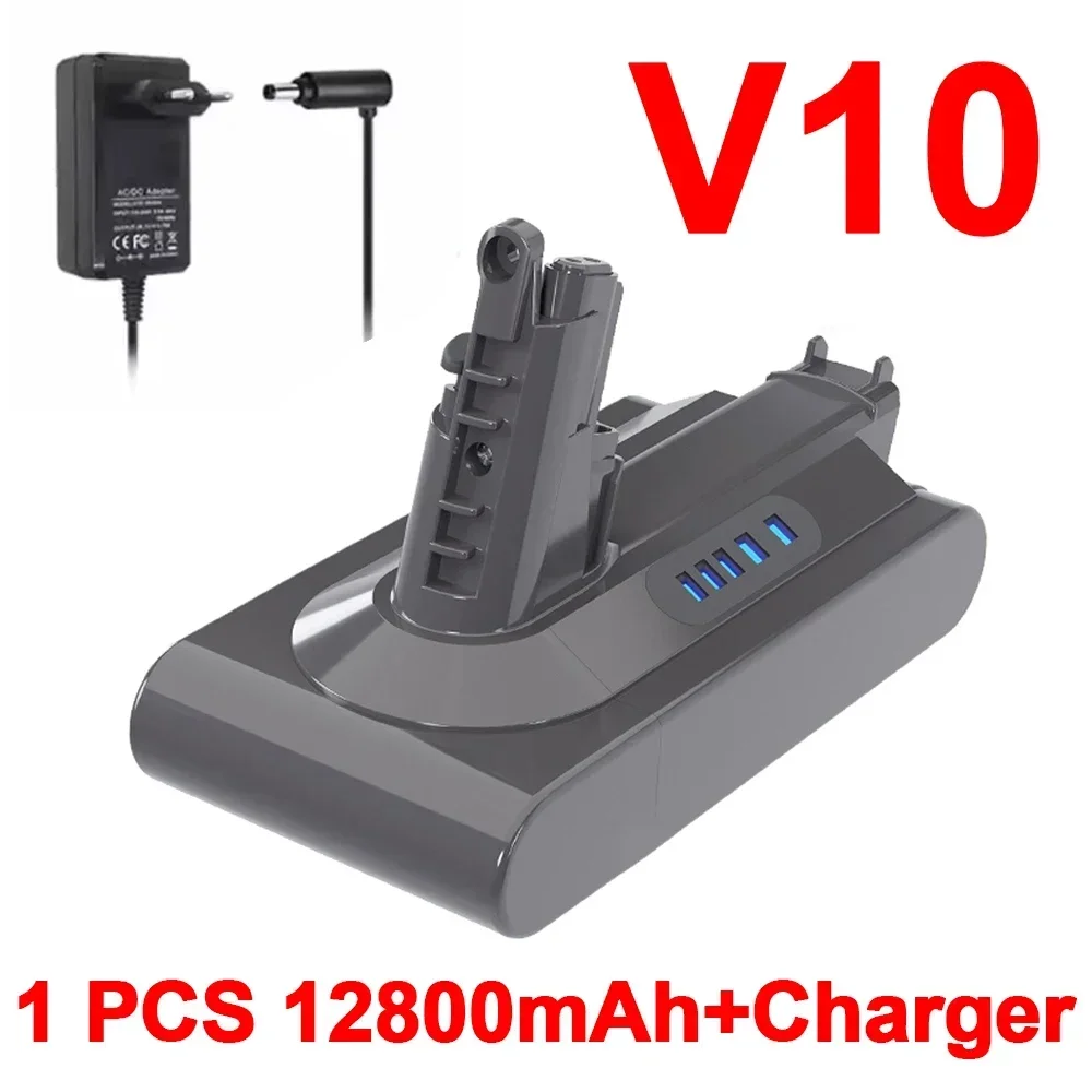 Wymienna bateria litowo-jonowa V10 25,2 V 12800 mA do akumulatora Dyson V10 Cleaner RH-10 SV12 7-ogniwowy ( 206340 ) SV14 7INR21/70: FIOLETOWY