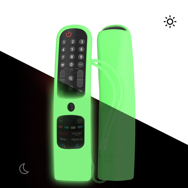 Sprotective Afstandsbediening Covers Voor Lg Smart Tv Tv Magic Remote Ga Afstandsbediening Geval: Glow in Dark Green