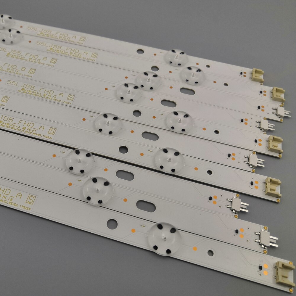 LED backlight strip 8 lamp for LG 55"TV Innotek 17Y 55INCH_B-TYPE SSC_55UJ630V 55UJ6300 55UJ63 55LJ63_UHD_B 55LJ55_FHD_A